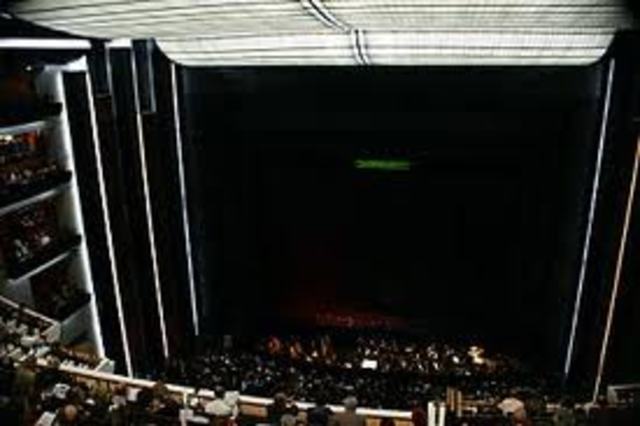 Electric Arc lighting is used in Paris opera.