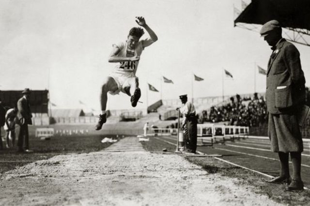 Robert LeGendre Sets Long Jump Record