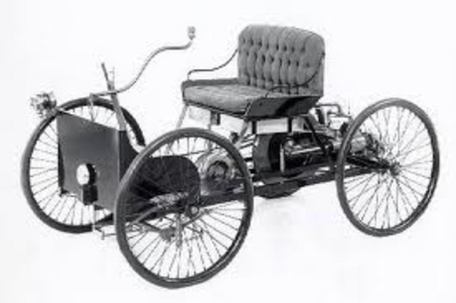 Henry Ford builds his first auntomobile.