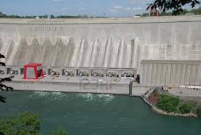 hydroelectric plant in Niagra Falls N.Y.
