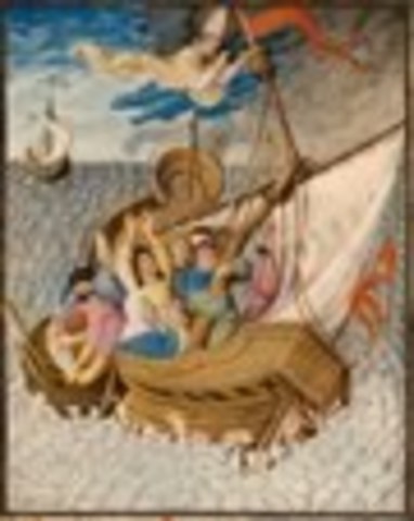 Saint Nicholas Rescues a Ship at Sea