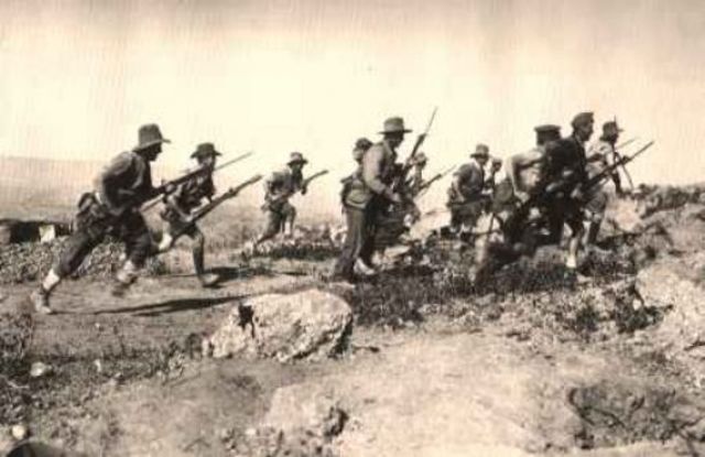 Allied troops landed in Gallipoli