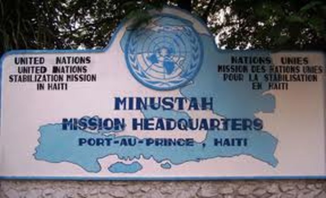 Creación de la MINUSTAH.