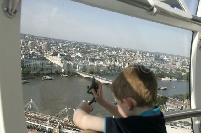 fuimos al London Eye.