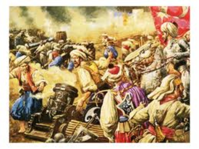 Suleiman captures Rhodes from the Knights of St. John