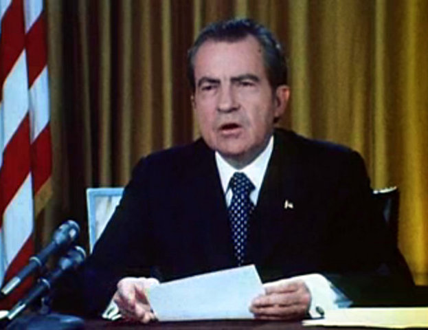 Nixon's 1st Watergate Speach