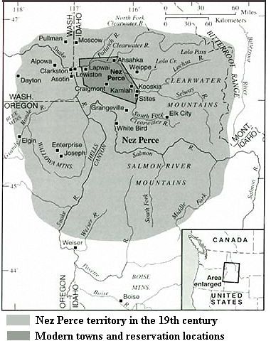 Relocation of the Nez Perce