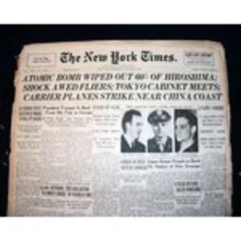 USA dropped an Atomic bomb on Nagasaki, Japan