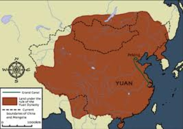 Yuan dynasty overthown