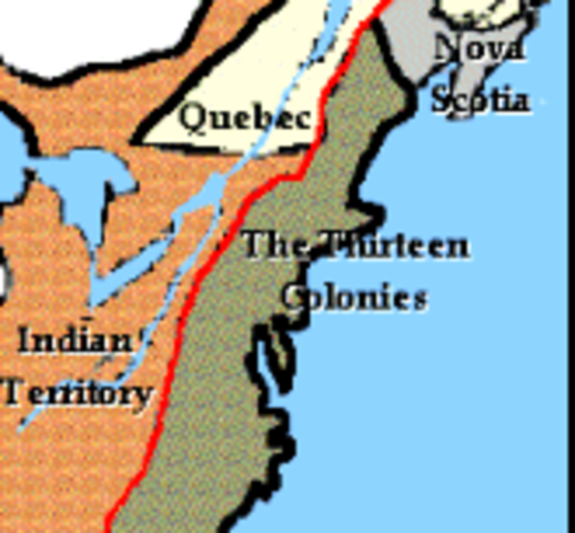 The Proclamation of 1763 issued