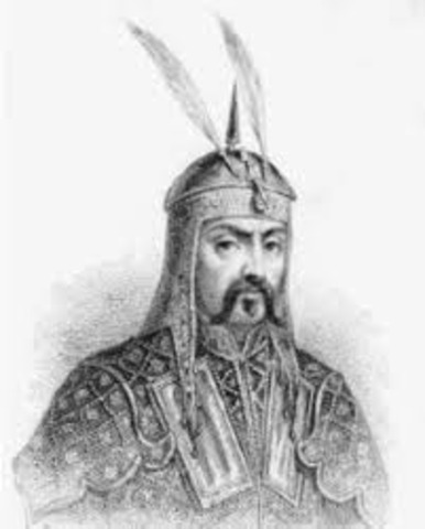 Christened Genghis Khan