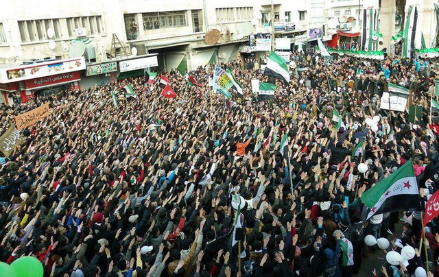 Syrian civil war begins