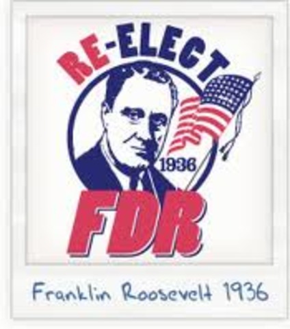 FDR re-relected