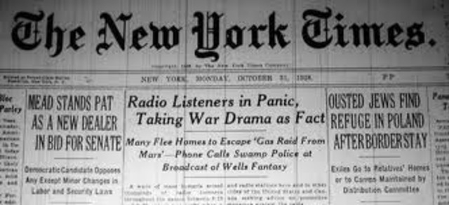 War of the Worlds Broadcast