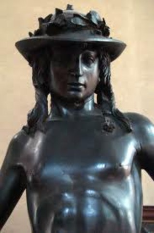 Donatello creates his David statue