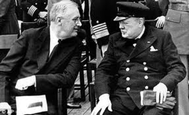Churchill and FDR issue the Atlantic Charter