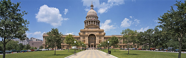 The Texas State capitol building was opened to the public.