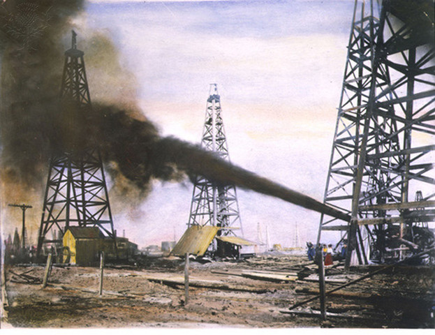 Oil is Discovered at Spindletop