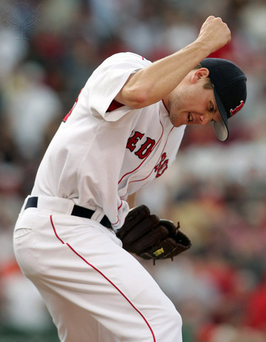 The Boston Red Sox win the World Series