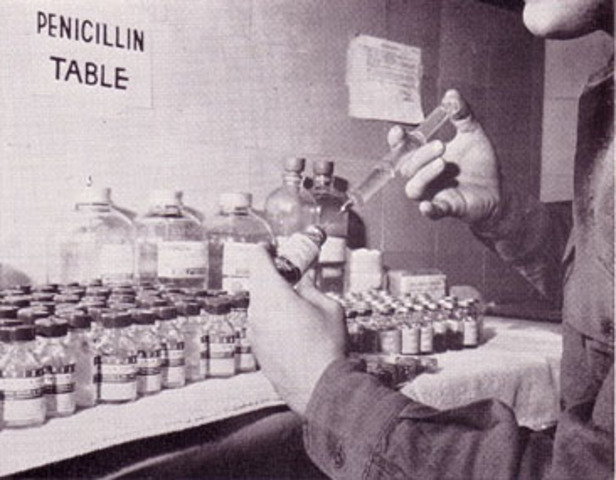 La découverte du pénicilline.