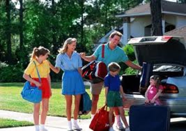 Empacamos nuestras cosas.