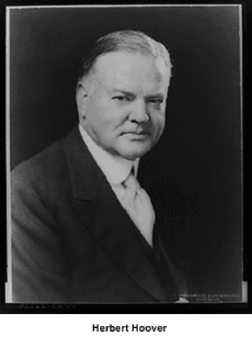 Herbert Hoover Elected