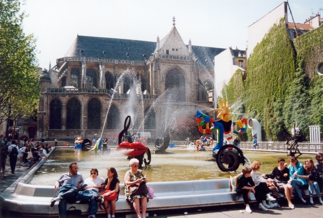Niki de Saint-Phalle et Jean Tinguely - Fontaine Stravinsky