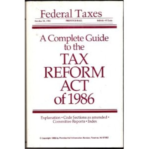 Tax Reform Act of 1986