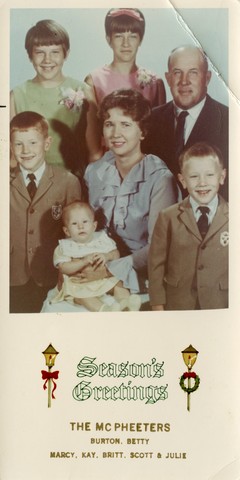 Burton's sixth child is born, Julie Rose McPheeters