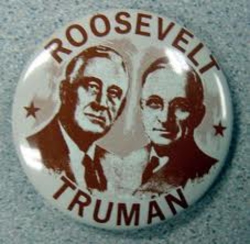 FDR dies, Harry S. Truman becomes President