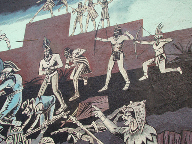 Aztecs and Spain, Spanish defeat Aztecs