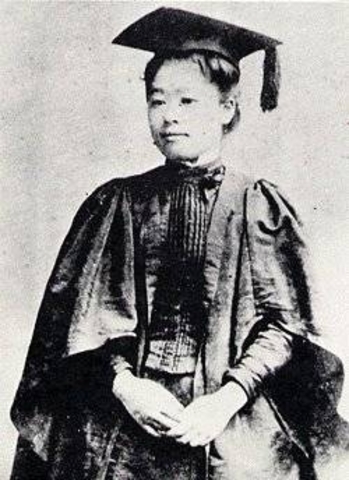 Japan, Tsudo Umeko sent to US