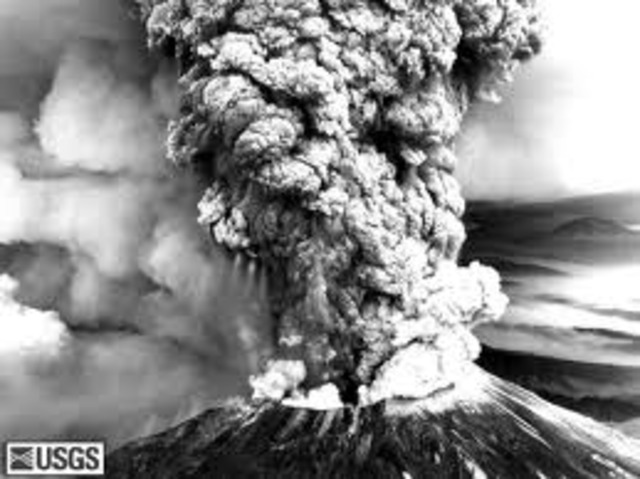 Mount Saint Helens Erupts