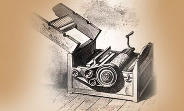 Eli Whitney invents the cotton gin.