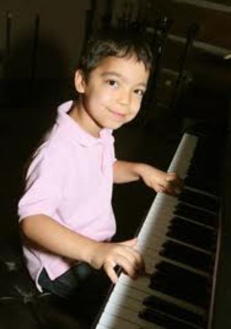 My first time playing keyboard