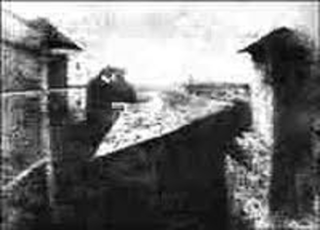 The first photographs are produced