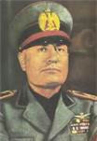 Mussolini appointed prime minister of Italy