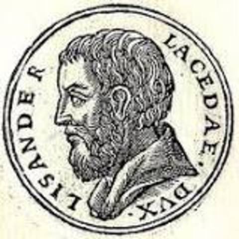 Lysandros, 405 Spartan Victor at Naval Battle of Aegospotami