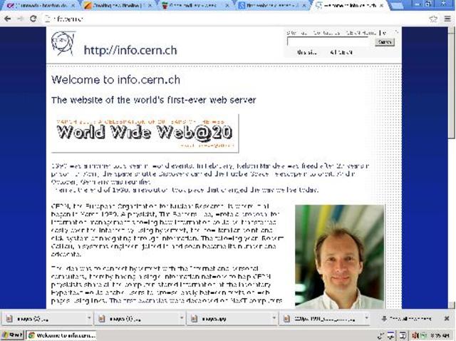 First website created