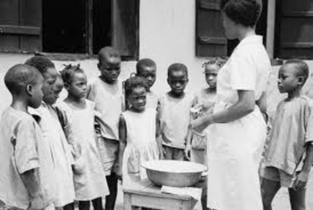 By this time, less than 30% of Africans are recievin a formal education