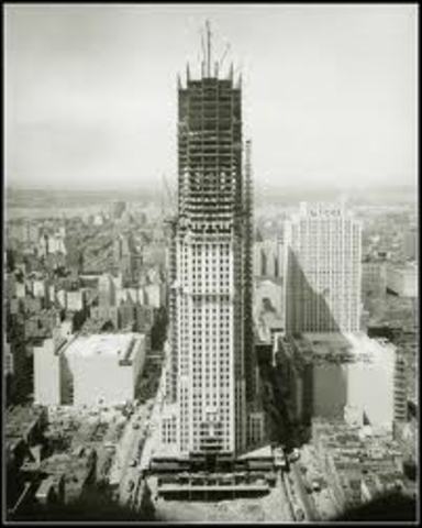 Empire State building is completed