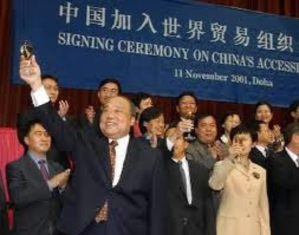 China joins the WTO