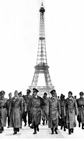 Hitler in Paris after the occuoation of France
