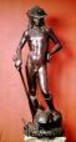 Donatello creates his David statue