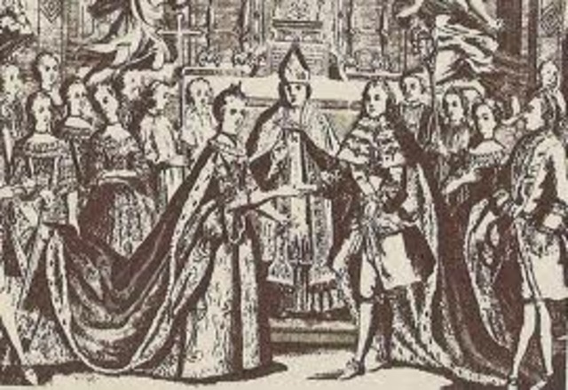 Boda del Delfín con María Antonieta. Bancarrota Parcial del Estado.