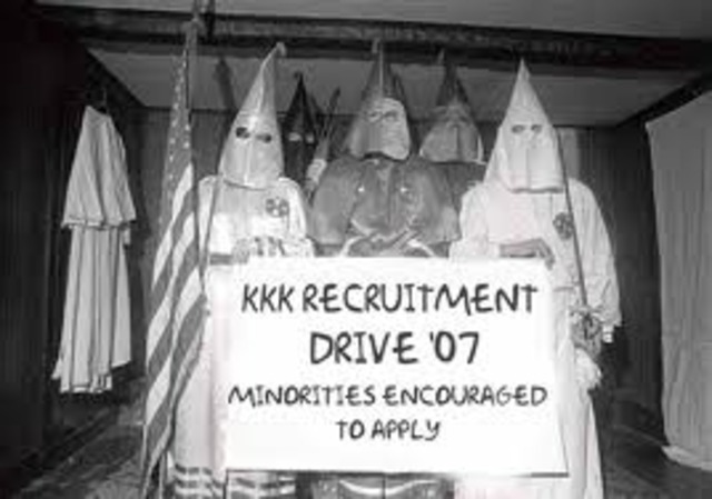 New Ku Klux Klan Begins Recruitment