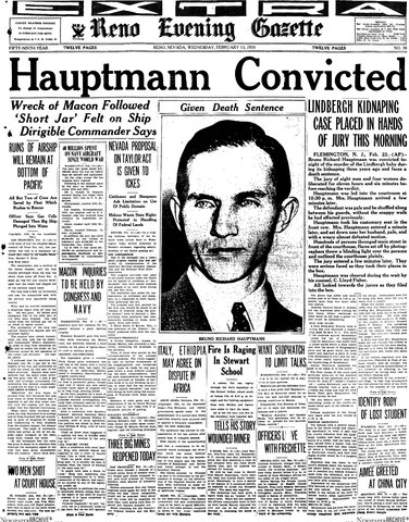 Lindbergh Baby is Kidnapped