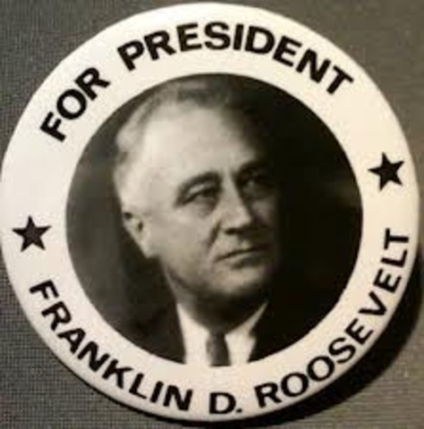 Franklin D. Rosevelt elected President