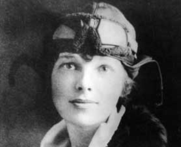 Amelia Earhart disappears