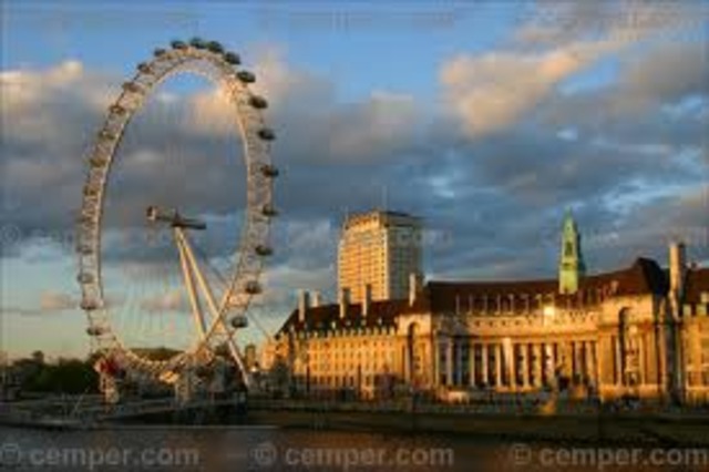 Nos fuimos en el London Eye.